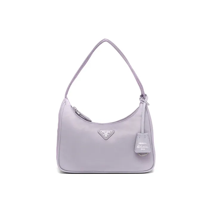 レアアイテム PRADA Re-Edition ミニ レディース ライラックパープル 偽ブランド パチモン フェイク品